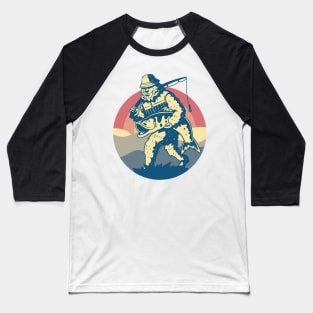 Fishing with Bigfoot: Reeling in the Fun Baseball T-Shirt